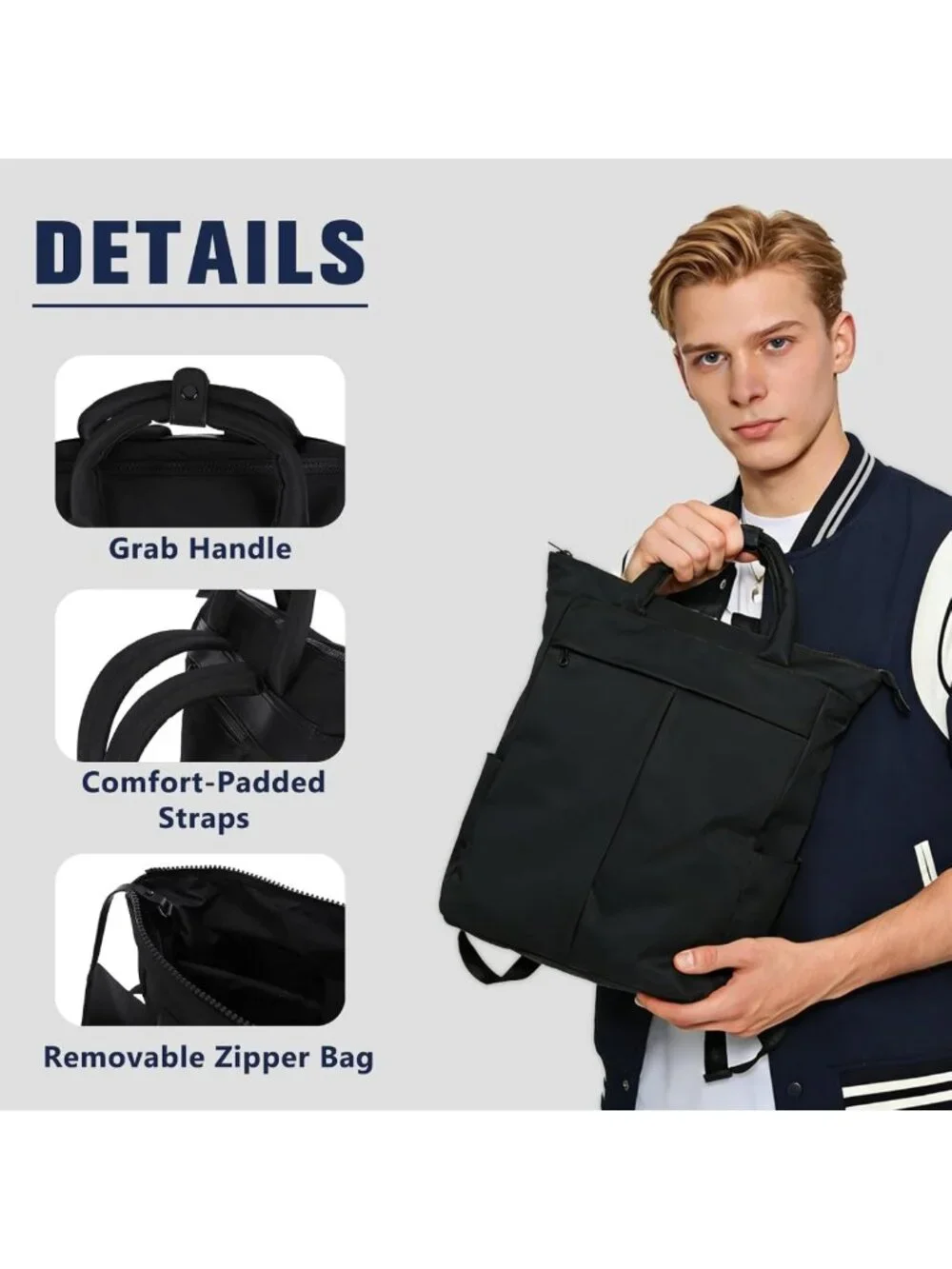 Versatile Water-Resistant Travel Backpack for 15.6
